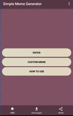 Simple Meme Generator android App screenshot 1